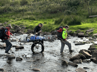 Mountain Rescue Team assist injured dog and owner on Pen-y-Fan