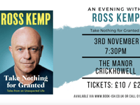 Ross Kemp to visit Crickhowell on book tour