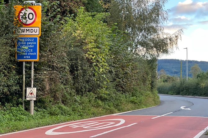 Residents of Cwmdu have launched a petition to make their speed limits compatible with other villages, saying that currently there are 'double standards' when it comes to their village. 