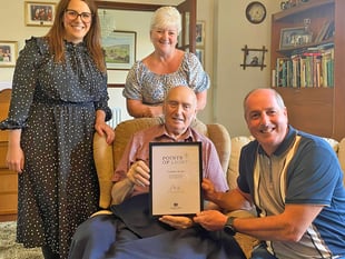 Farmer receives Points of Light award eight years after presentation