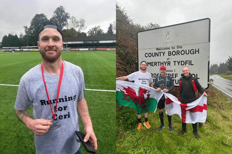 The run ended in Merthyr Tydfil, where Ceri was originally from