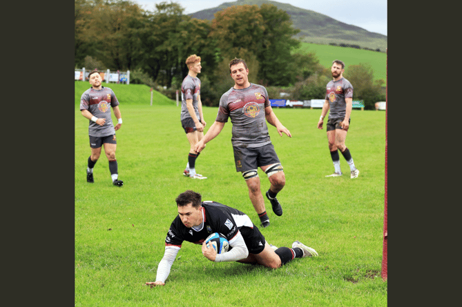 Brecon v Crymych - Jake Newman leaves the Crymych defence in his wake to score for Brecon