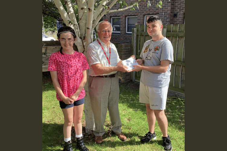 Ray Morgan Brecon school donation