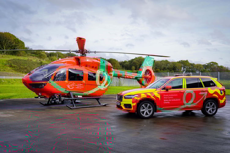 Wales Air Ambulance Charity - The new aircraft and rapid response vehicle
