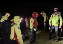 Brecon Mountain Rescue Team help rescue hypothermic casualty