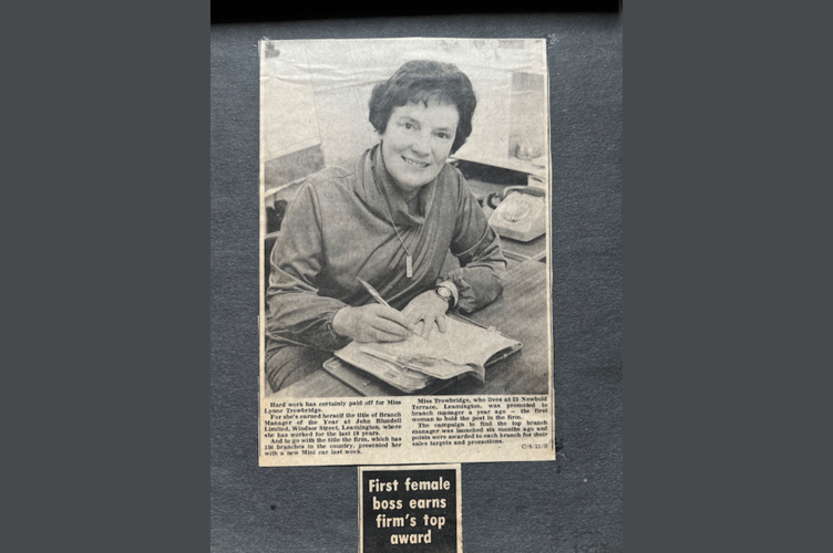 She went on to rise to the highest position in a company called John Blundell's Limited.