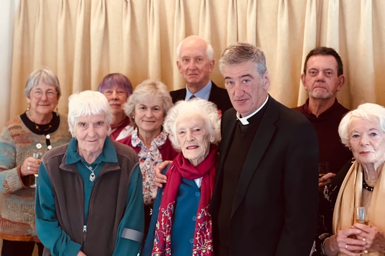 Lynn celebrated her 100th birthday in The Swan Hotel