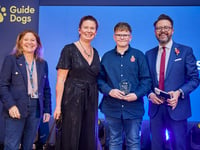 Top award for 12-year-old fundraiser who raised £30,000 for Guide Dogs