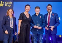 Top award for 12-year-old fundraiser who raised £30,000 for Guide Dogs