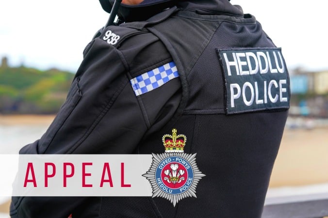 Police appeal Dyfed Powys Stock