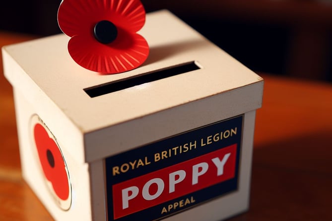 Steve said that a substantial amount was in the poppy appeal box. The police have been notified, and are investigating. 