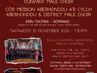 Male choir to perform at Brecon Cathedral to kick off welsh tour