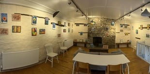 Ysgol Pontsenni students display art at Defynnog exhibition
