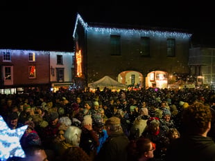 VIDEO: Hay's Christmas lights switch on in pictures!