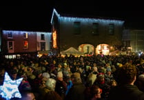 VIDEO: Hay's Christmas lights switch on in pictures!