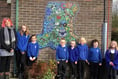 Franksbridge School unveils stunning patriotic mosaic