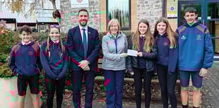 Ysgol Calon Cymru pupils raise more than £1800 for charity