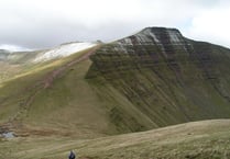 Mountain rescue in Brecon Beacons on Valentine's Day