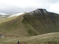 Mountain rescue in Brecon Beacons on Valentine's Day