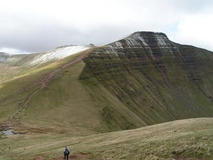 Mountain rescue in Brecon Beacons on Valentine's Day
