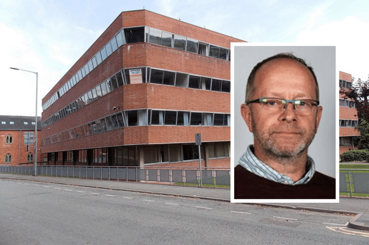 Ladywell House In Newtown and Cllr Gary Mitchell