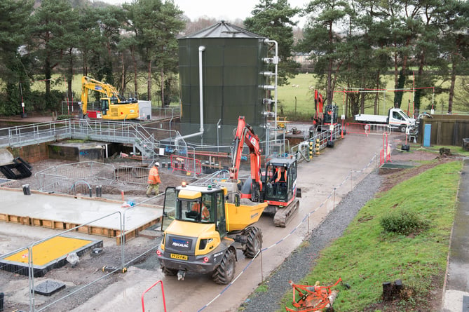 Upgrades to Brecon wastewater are underway