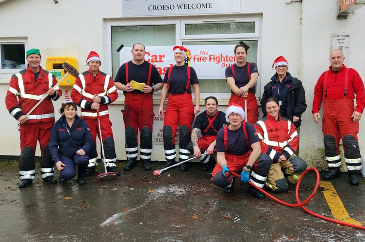 £800 was raised for the Firefighters Charity