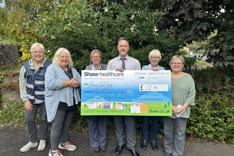 A recent donation to Brecon Food Bank
