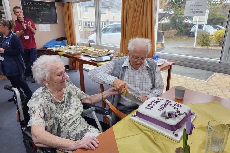 Alfred and Dorothy Walker have been married for 71 years.