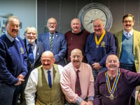 Builth Rotary members raise £2,500 during 'Movember'