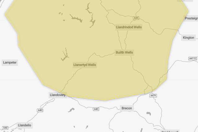 Met Office issues yellow weather warning for Christmas Eve