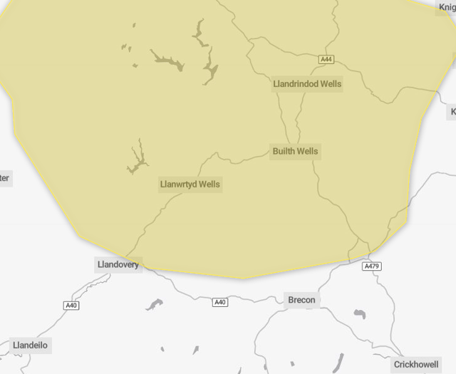 Met Office issues yellow weather warning for Christmas Eve