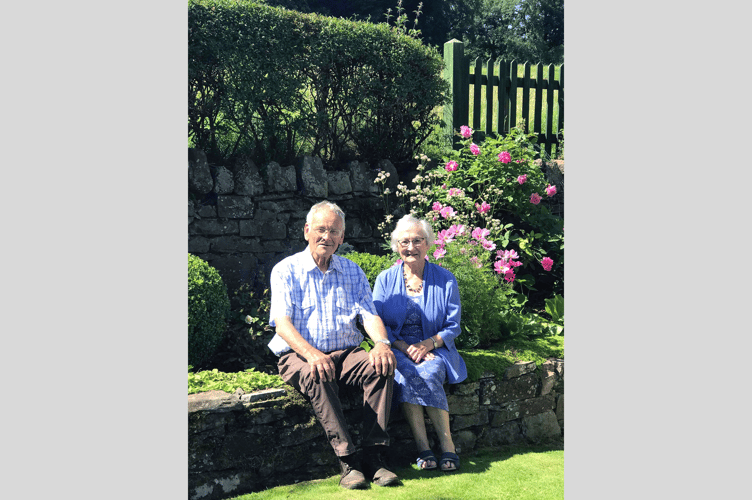 Glyn Powell with his wife, Gwenllian
