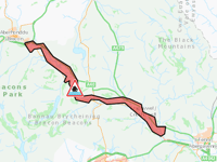 Flood warning issued from Brecon to Glangwryne 