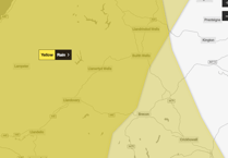 Yellow alert for wind and ongoing rain in Brecon and Radnorshire