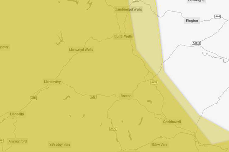 Weather warning December 30