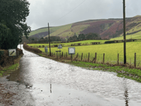 Floods reported in parts of Mid Wales