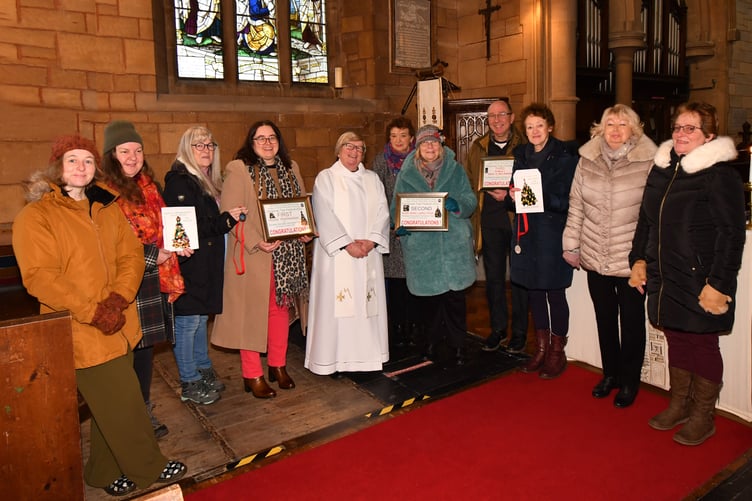 Builth Christmas Tree Festival winners
