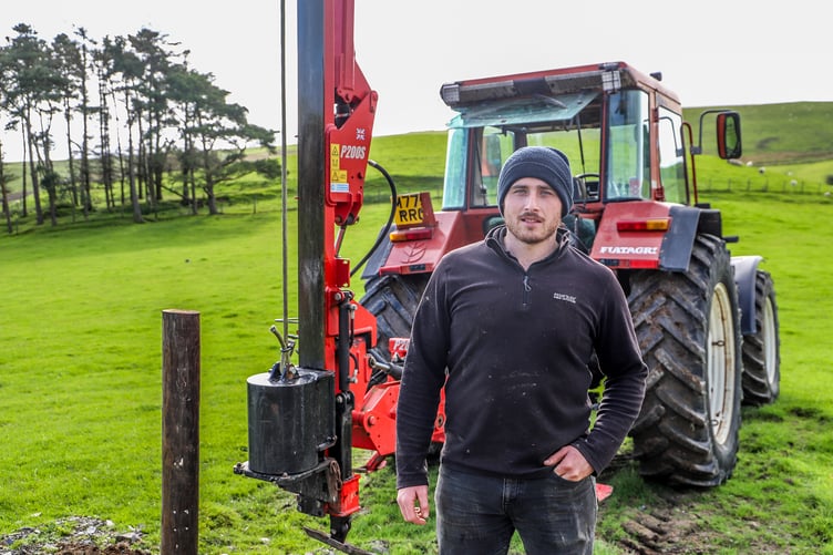 Alwyn Watkins, farmer and contractor - Pantglas Farm, Bwlchysarnau, Rhayader