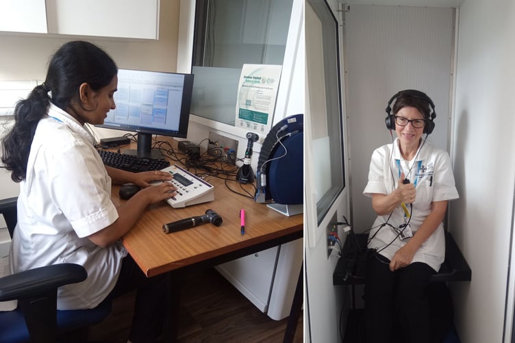 New audiometer at Knighton Community Hospital