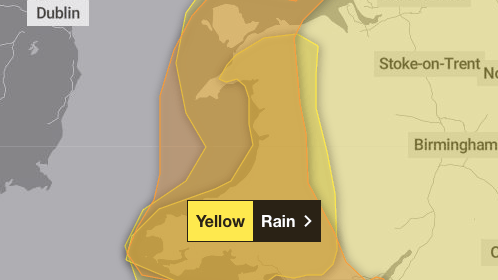Met Office issues Amber weather warning over Powys for Storm Isha ...