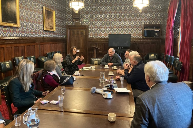 Brecon and Radnorshire farmers meet with Fay Jones MP in Westminster