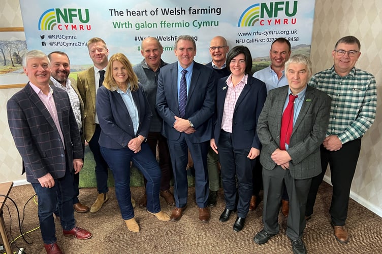 NFU Cymru officeholder team
