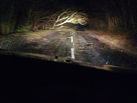 Storm Isha hits Brecon and Radnorshire