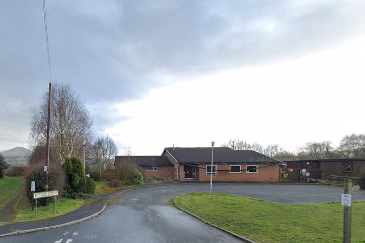 Former Bronllys Primary School building