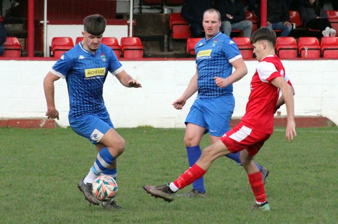 Knighton Town were defeated 2-1 at home by visiting Bargod Rangers