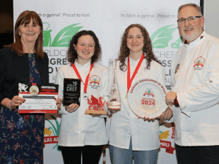 Powys apprentices strike gold to win new Green Chef Challenge contest