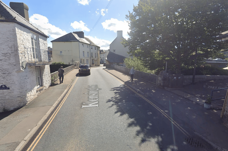 Road closure Brecon
