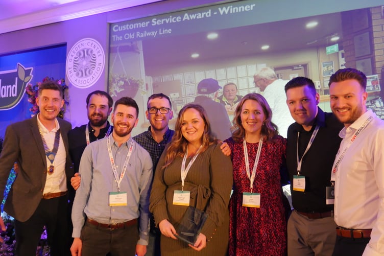 The Old Railway Line - customer service award