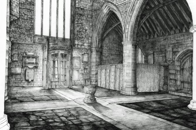 Oliver Architecture - Brecon Cathedral plans